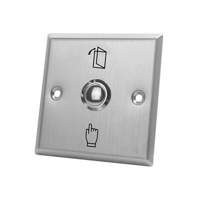 Wireless Handicap Push Button Screw Terminal , Fireproof Push To Exit Switch