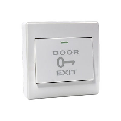 86*86mm Door Exit Push Button with Fireproof PVC Backbox 100 thousand tested